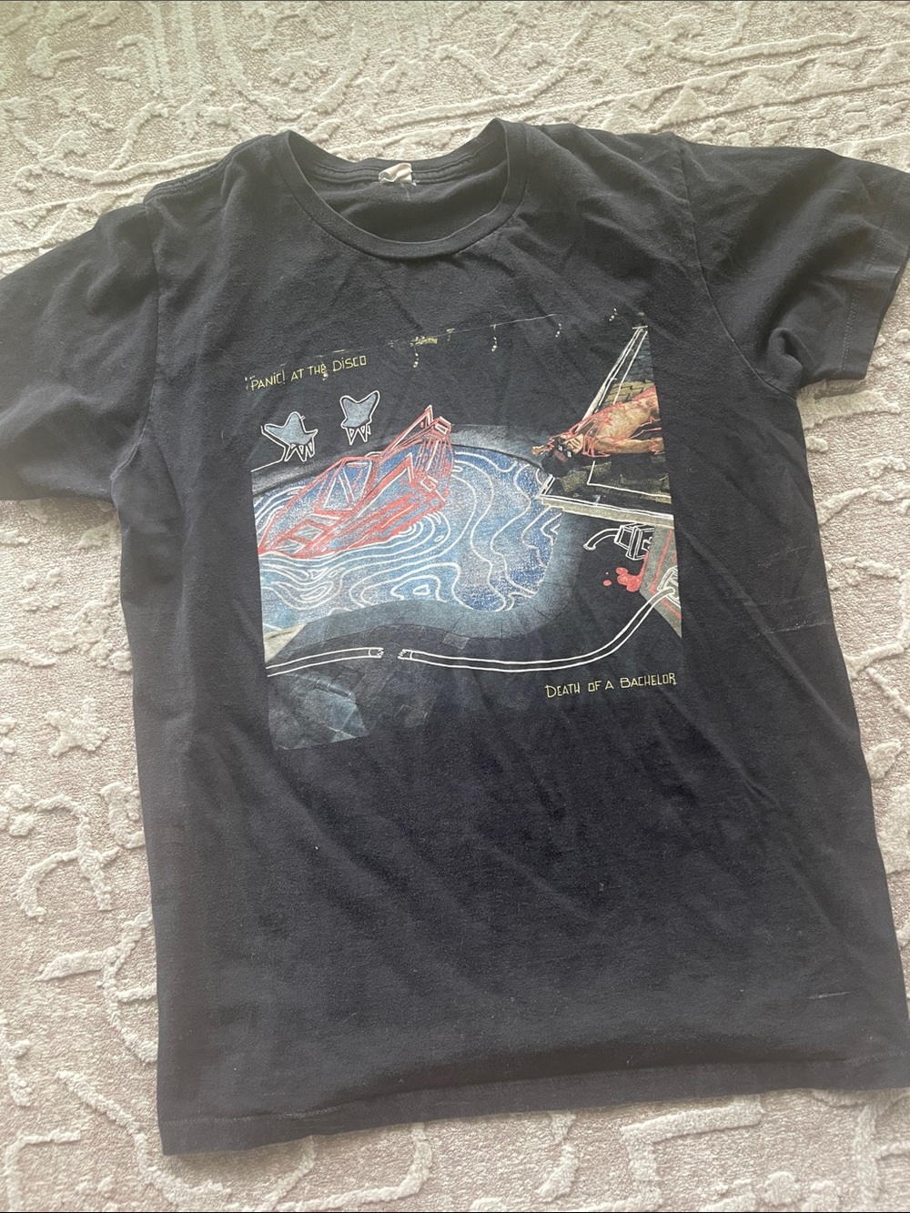 Panic! At The Disco 'Death of a Bachelor' Black Graphic Tee